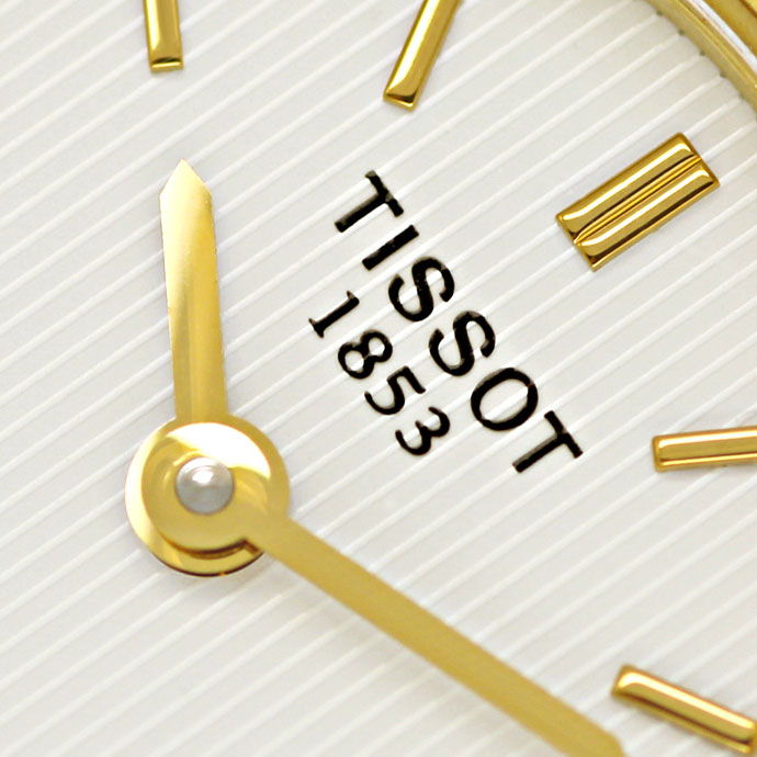 Foto 3 - Tissot Damen Uhr 1853 Le Locle in massiv 750er Gelbgold, U2522